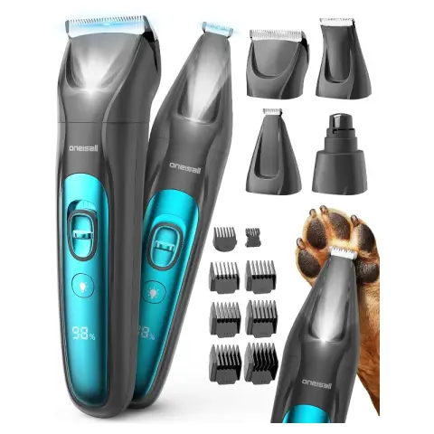 Oneisall Kabelloser Multifunktions-Hunde/Katzen-Clipper FC10
