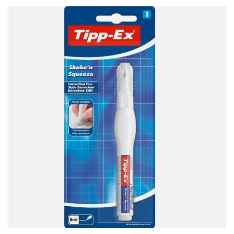 Tipp-Ex Shake'n Squeeze Korrekturstift - 8 ml, 1er Pack