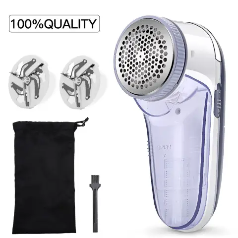 NOOA Fuzz Remover, Fabric Shaver, Quick and Effective Removal of Pills and Bobbles, No. PT-3101, Grey