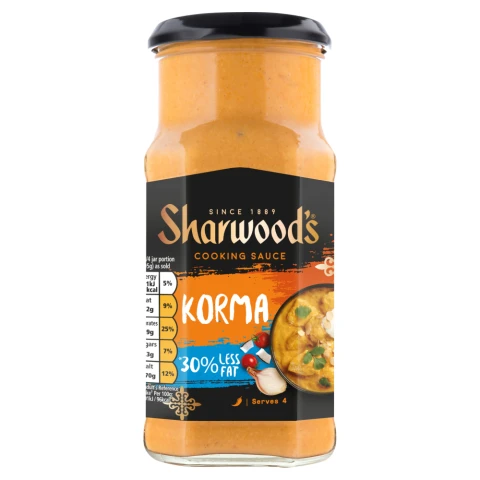 Sharwood's Cooking Sauce Korma 30% Less Fat 420g