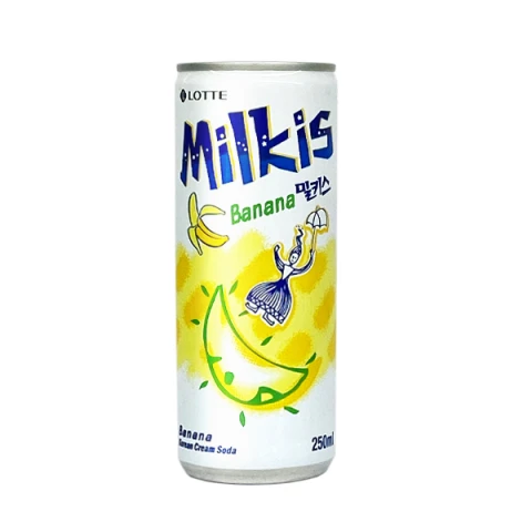 Mikis Banana 250ml 苏打牛奶汽水（小罐）---香蕉口味