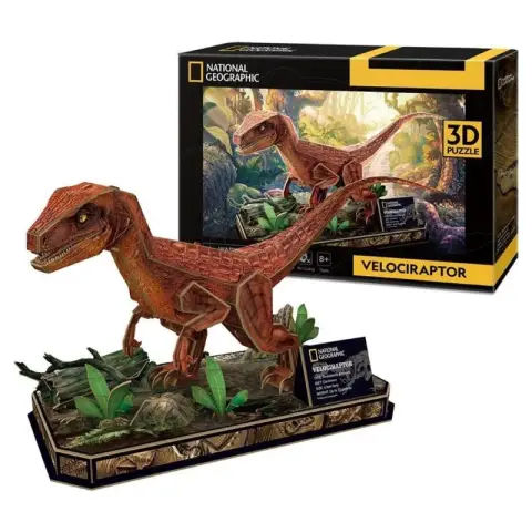 CUBIC FUN 3d Puzzle NG Velociraptor