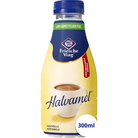 Friesche Vlag Halvamel Kaffee-Milchflasche 300ml