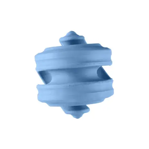 PetDreamHouse Chewtastic Geometrics Natural Rubber Interactive Toys Geo-Hex (Macaron color)