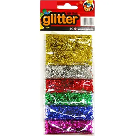 Lot de Paillettes 2 g - 6 Couleurs Assorties