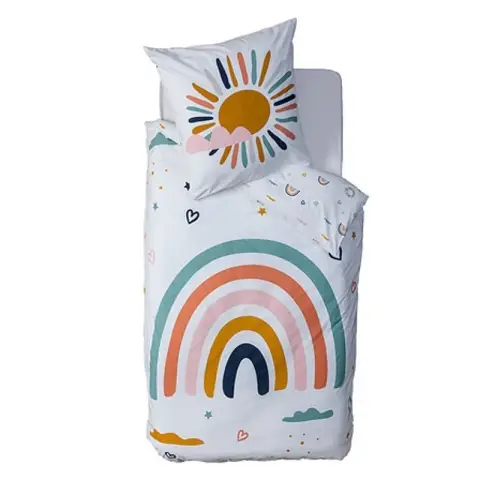 REGENBOGEN-BETTSET 140X200