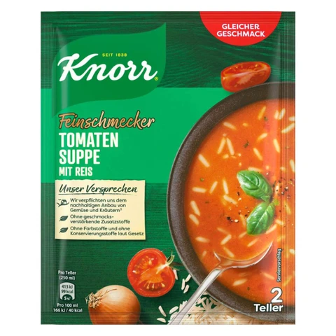 Knorr Gourmet Tomato Rice Soup 500 ml