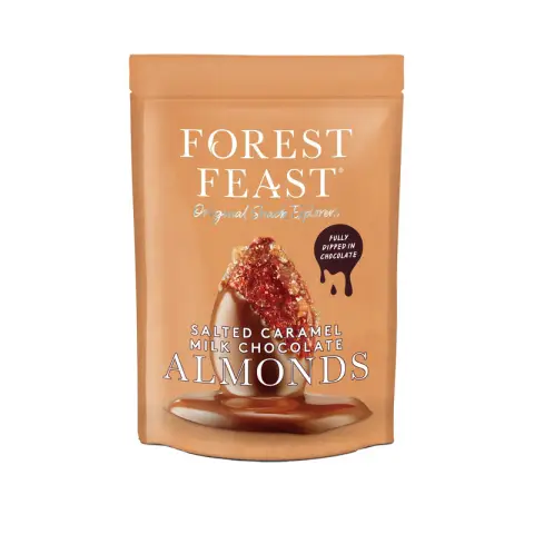 Forest Feast Salted Caramel Milk Chocolate Almonds 120g
