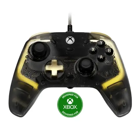GameSir Kaleid Flux enhanced kabelgebundener Controller für Xbox, RGB-Beleuchtung und Hall-Effekt-Joystick, kompatibel mit Xbox Series X|S, Xbox One, Windows 10/11 PC