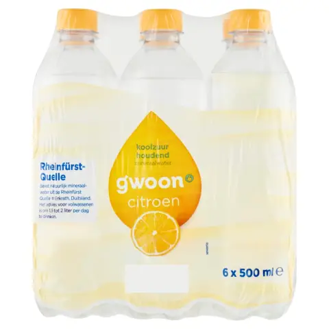 Mineraalwater Citroen Koolzuurhoudend 500ml