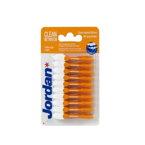 JORDAN Clean Between Cure Sticks Large 40pcs