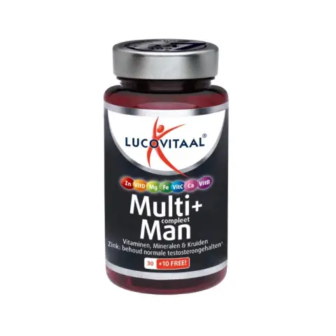 Lucovitaal Multi+ Vitamin Supplements Complete Man 40pcs
