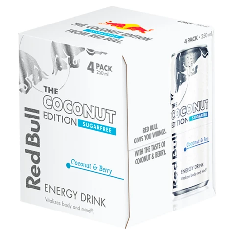 Red Bull Coconut Sugar Free 4 x 250ml