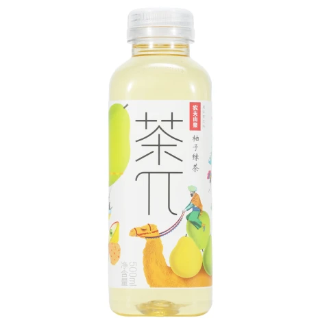 Nongfu Spring Grapefruit Green Tea Drink (Cha π) 500ml 农夫山泉茶Π柚子绿茶 500ml