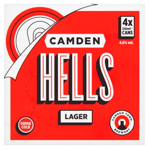 Camden Hells 4 X 330ml Can