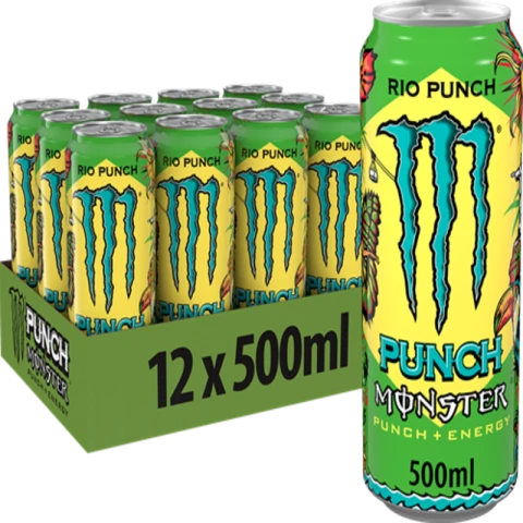 MONSTER Juiced Rio Punch 12x500ml  [Incl. €1.80 deposit] Rio
