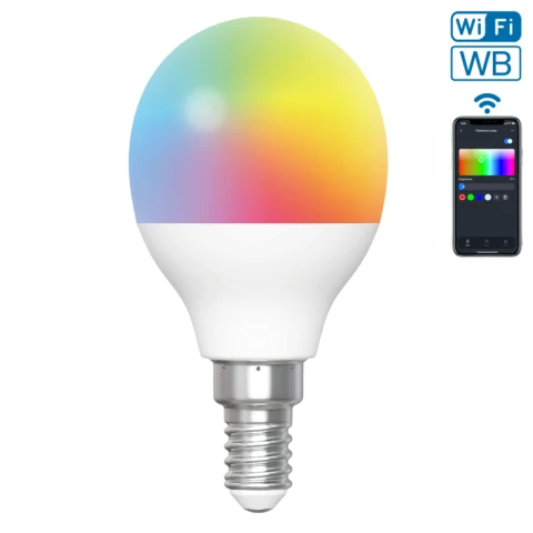 Aigostar E27A60 6W -Transparent Smart Light - Classical Appearance - High CRI - 360 Degree Lighting