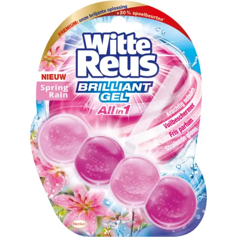 Witte Reus Brilliant Gel All In 1 Spring Rain WC-Randstein, 1 Stück