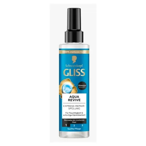 Schwarzkopf GLISS Express Repair Sprüh-Spülung Aqua Revive