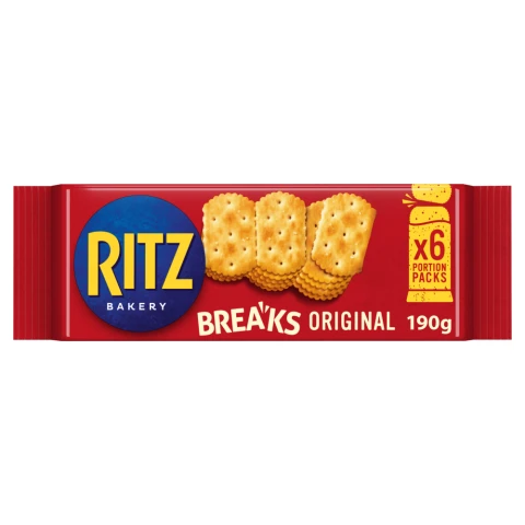 Ritz Breaks Original Crackers 6 x 31 6g