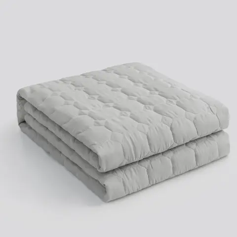 J.Zao Mattress - 3 - layer Thickened -  Antibacterial Mattress - 180×200cm, Grey Protective Pad