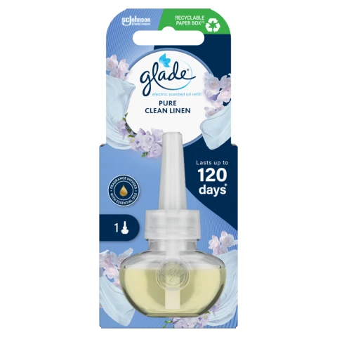 Glade Electric Scented Oil Plug In Refill Clean Linen 20ml