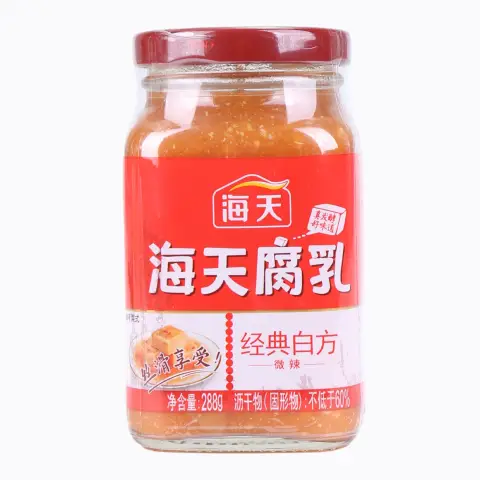 HD Classic Hot White Bean Curd 288g 海天經典白方腐乳-辣288g