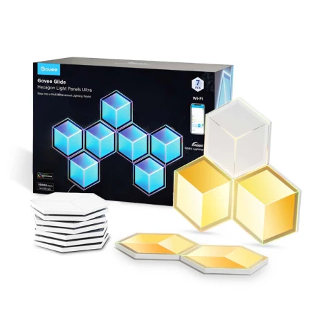 Govee Glide Hexa Ultra Lichtpaneele 7er-Pack