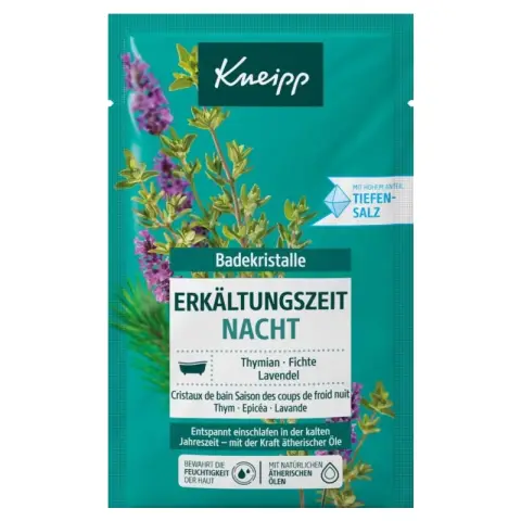Kneipp Badekristalle Erkältungszeit Nacht