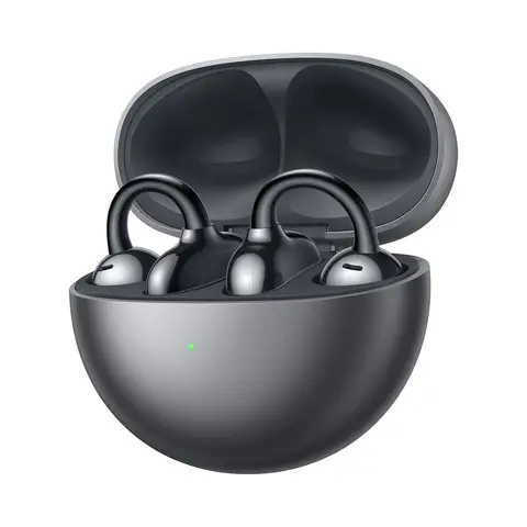Huawei FreeClip Casque True Wireless Stereo (TWS) Crochets auriculaires Appels/Musique USB Type-C Bluetooth Noir