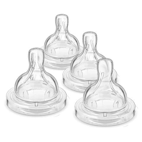 Philips Avent Avent Anti-Kolik-Babyflasche Neugeborenen-Sauger, 2er-Pack