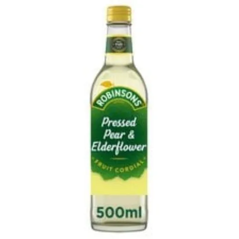 Robinsons Pressed Fruit Cordial Pear & Elderflower 500ml