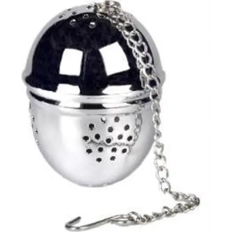 Tea Egg Tea Sieve Tea Filter in Round Shape Tea Sieve For Loose Tea - 4 cm - Stainless Steel