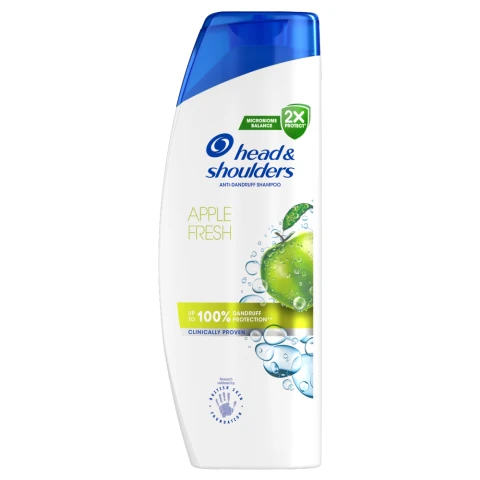 Head & Shoulders Apple Fresh Anti-Dandruff Shampoo, Up To 100% Dandruff Protection, 400ml