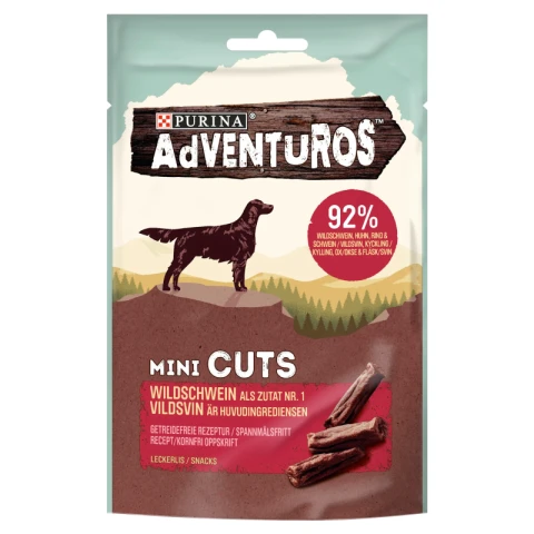 PURINA AdVENTUROS Mini Cuts Wildschwein 70 g