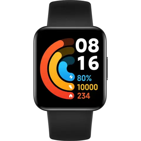 POCO Watch Black Portable Wear Swim-Friendly Clear Display Black Black
