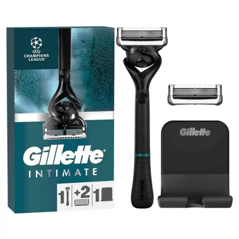 Gilette Gillette Intimate Shaving System For Intimate Area With 2 Refill Blades And Shower Hook