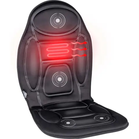 Dunlop Vehicle Coussin de siège auto chauffant et massant