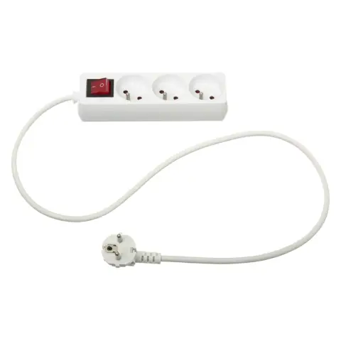 3-Plug Multi-Socket Power Strip