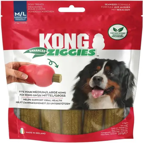 Kong Ziggies Verbeterde Tandenreiniging Hondensnoepjes