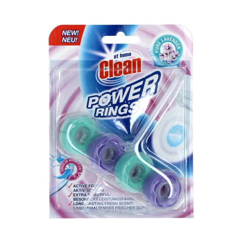 At Home Clean Toilet block - Power Rings Lavender 40 gr.