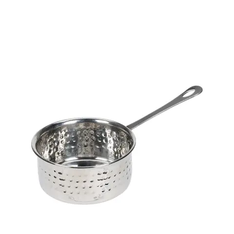 Stahlpfanne gehämmert, Durchmesser 12 cm