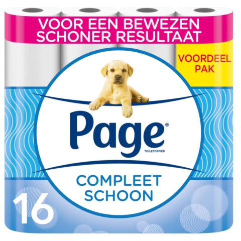 PAGE Complete Clean - Toilet Roll - 16 Rolls