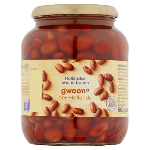 G'woon Gwoon 3/4 holländische braune Bohnen, 660 g