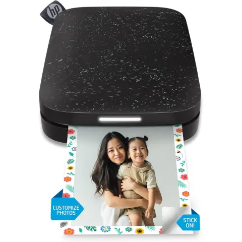 HP Sprocket Zwart Noir