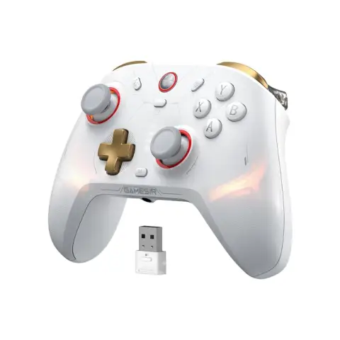 GameSir Cyclone 2 Multi-Plattform-Gamecontroller mit und ohne Kabel, Phantom White (Standard Edition)