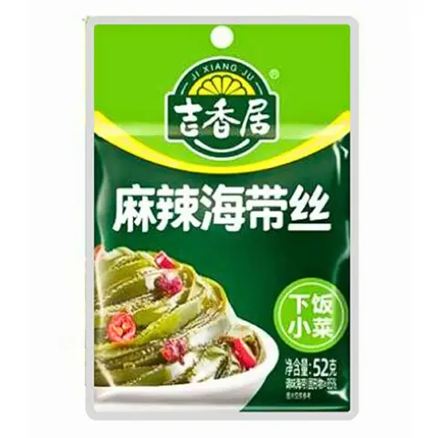 JXJ Spicy & Hot Shredded Kelp 52g 吉香居麻辣海帶絲52g