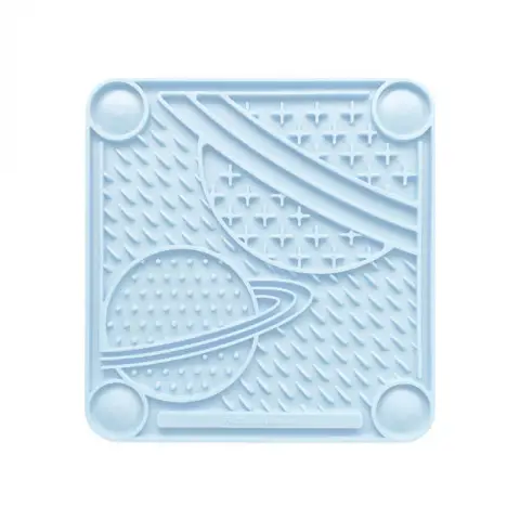 PetDreamHouse Tapis à lécher PAW Planet Baby Blue