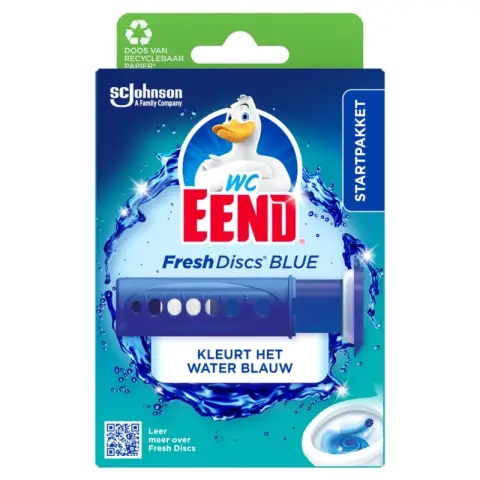 WC EEND WC Duck Fresh Discs Holder Coloring Blue