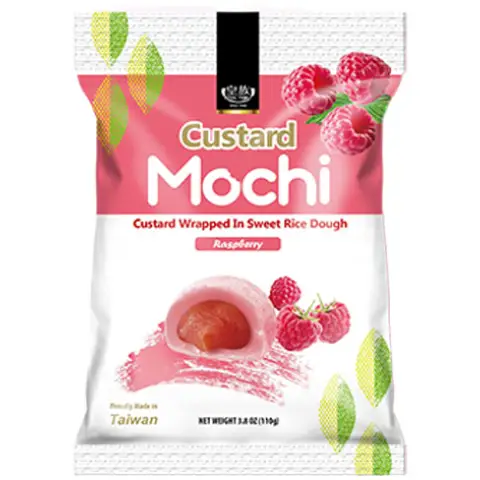 RF Custard Mochi - Raspberry 皇族卡士達麻糬-樹莓110g